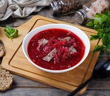 Борщ с говядиной