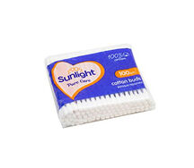 Палочки ватные Sunlight Pure Care круглые