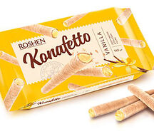 Roshen Вафельные Трубочки Kanafetto Vanilla