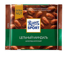 Шоколад Ritter Sport Цельный миндаль