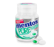 Жевательная резинка Mentos Pure White нежная мята
