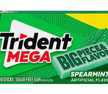 Жевательные резинки Trident Mega Spearmint