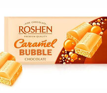 Шоколадная плитка Roshen Caramel Bubble