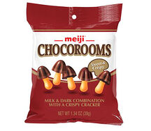 Печенье грибочки Meiji Chocorooms