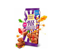 Шоколад плитка Alpen Gold Max Fun Взрывная карамель