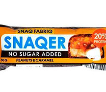 Батончик глазированный Snaqer арахис и карамель
