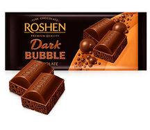 Шоколадная плитка Roshen Dark Bubble