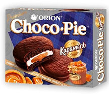 Пироженое Lotte Choco Pie Карамель
