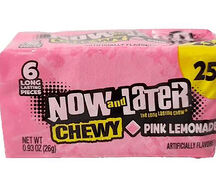 Жевательные конфеты Now & Later Chewy Pink Lemonade