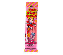 Жевательные соломки Sour Power Straws Pink Lemonade