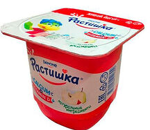 Йогурт Растишка с яблоком и грушой