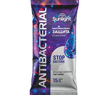 Салфетки влажные Sunlight Antibacterial