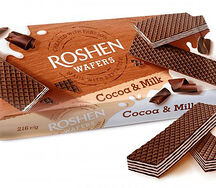 Roshen Wafers Cocoa-Milk