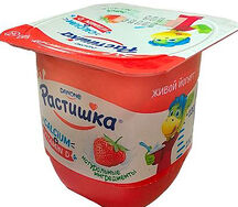 Йогурт Растишка с клубникой