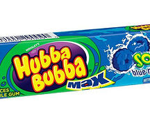 Жевательная резинка Hubba Bubba Max Sour Blue Raspberry