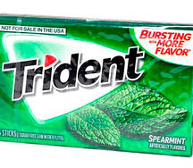 Жевательные резинки Trident Spermint