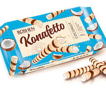 Roshen Вафельные Трубочки Kanafetto Coconut