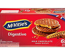 Печенье McVities покрытое молочным шоколадом