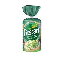 Хлебцы рисовые Fitstart Укроп с солью