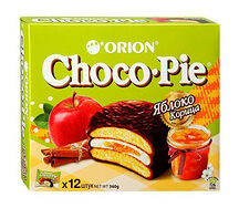 Пирожное Lotte Choco Pie Яблоко-корица