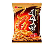 Чипсы Nongshim Hot со вкусом креветки