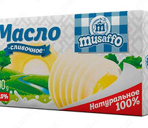 Масло сливочное Musaffo 82,5%