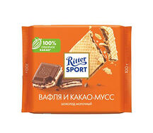 Шоколад Ritter Sport вафля и какао-мусс