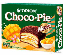 Пироженое Orion Choco Pie Манго