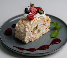 Меренговый рулет