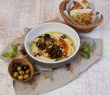 Хумус с мясом