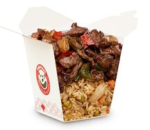 Говядина Кунг пао с жареным рисом