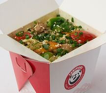 Чау-мейн из курицы с соусом Терияки