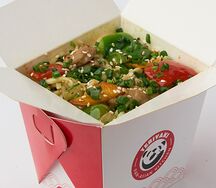 Куринная лапша с соусом Карри