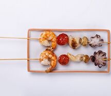 Шашлычки из морепродуктов