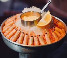 Магаданские креветки на льду