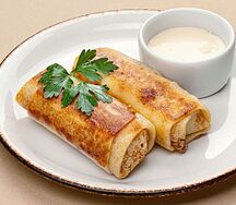Блинчики с творогом
