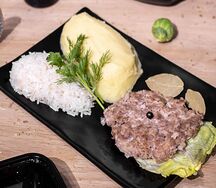 Говяжья котлета на пару