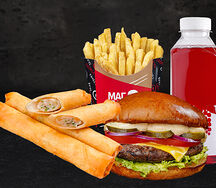 Комбо с сигар с морепродуктам и шеф-бургером