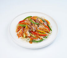 Лапша шаньдун с курицей