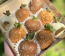 Клубника в шоколаде Хрустящая сладость