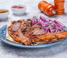 Шашлык из бараньей корейки