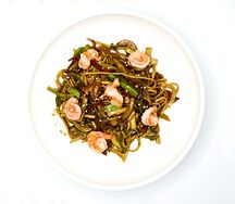 Cоба с креветками