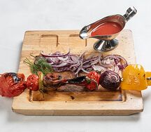 Овощной шашлык