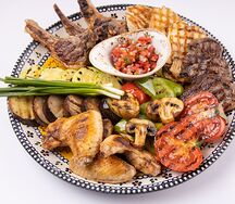 Мясное ассорти на гриле