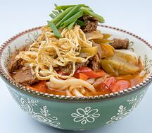 Суп Лагман по-узбекски