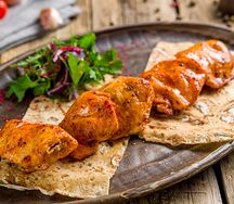 Шашлык из куриного филе