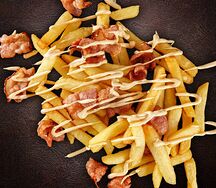 Бельгийский картофель с беконом