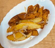 Картофель с луком