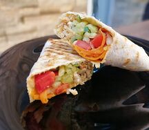 Двойная шаверма в лаваше