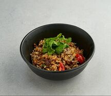 Жареный рис с говядиной